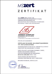 Doneck Euroflex primer fabricante de tintas de impresin obtiene certificado ISO 22000 para la seguridad alimentaria!